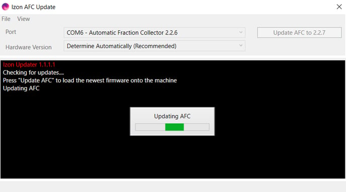 Afc v1 update in progress