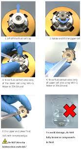 qNano fluid cell cleaning