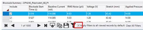 How do I apply a filter to data?